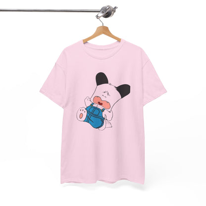 T-shirt Spank - Cute Crying Puppy Graphic Tee — Kawaii Cartoon Dog T-Shirt