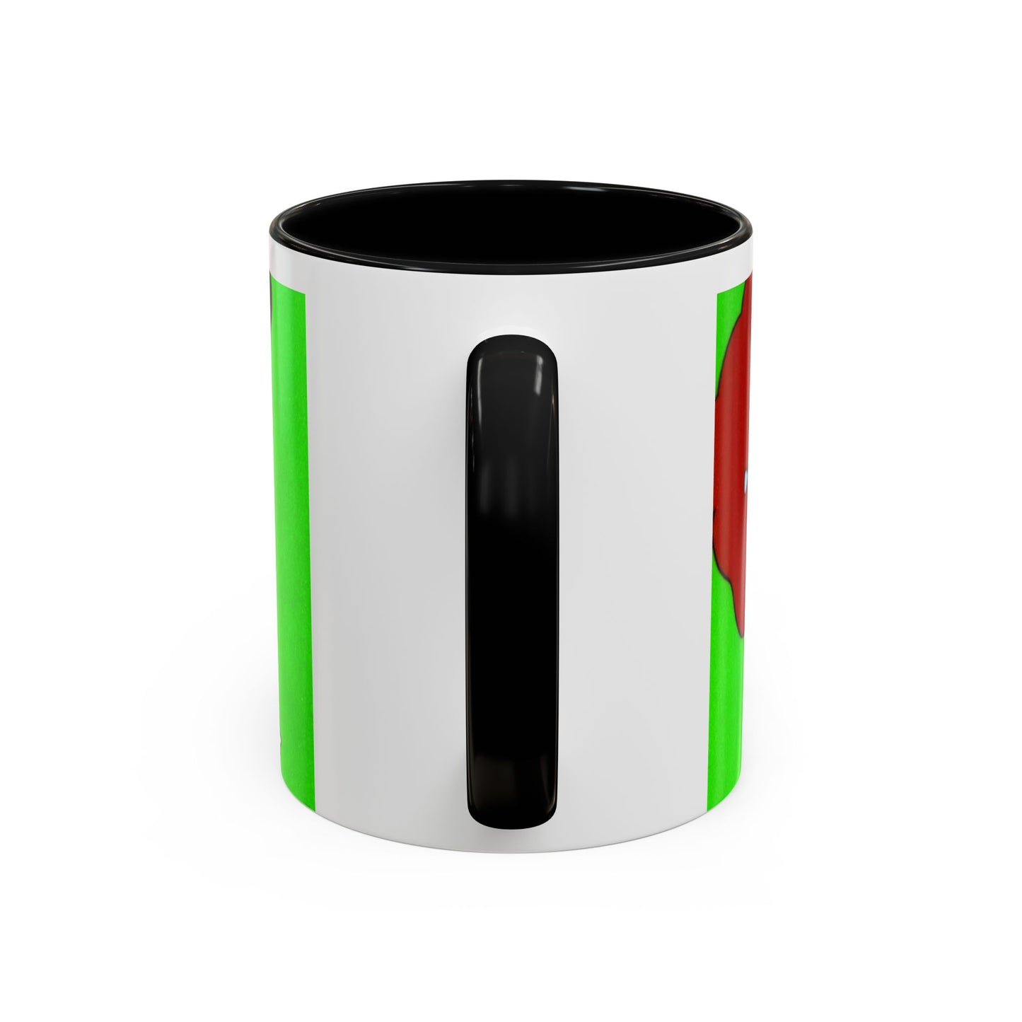 Spank tenero ribacuori Tazza — Whimsical Girl & Bunny Accent Coffee Mug