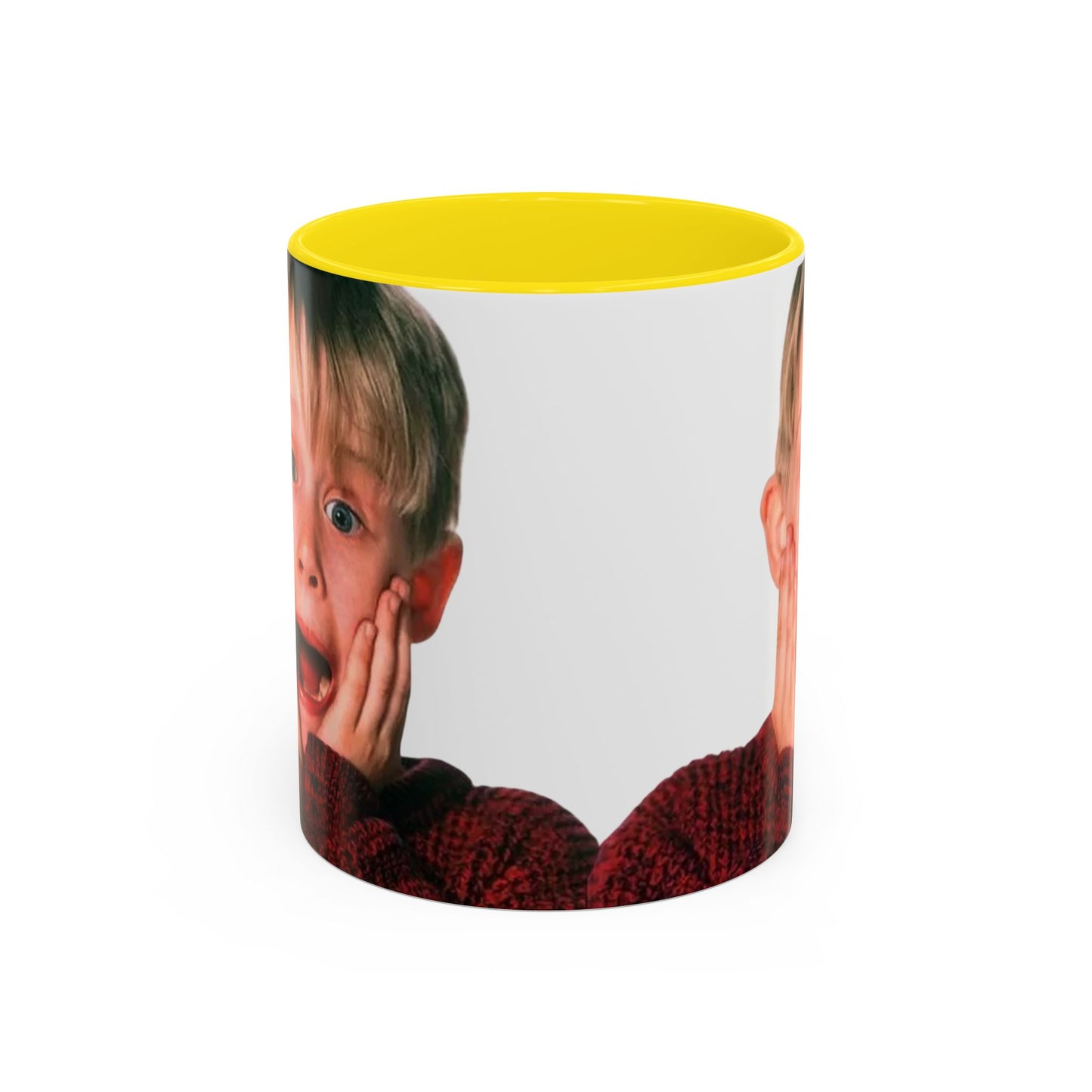 Tazza KEVIN - Home Alone Inspired Accent Coffee Mug — Funny Kid Surprise Face (11/15 oz)