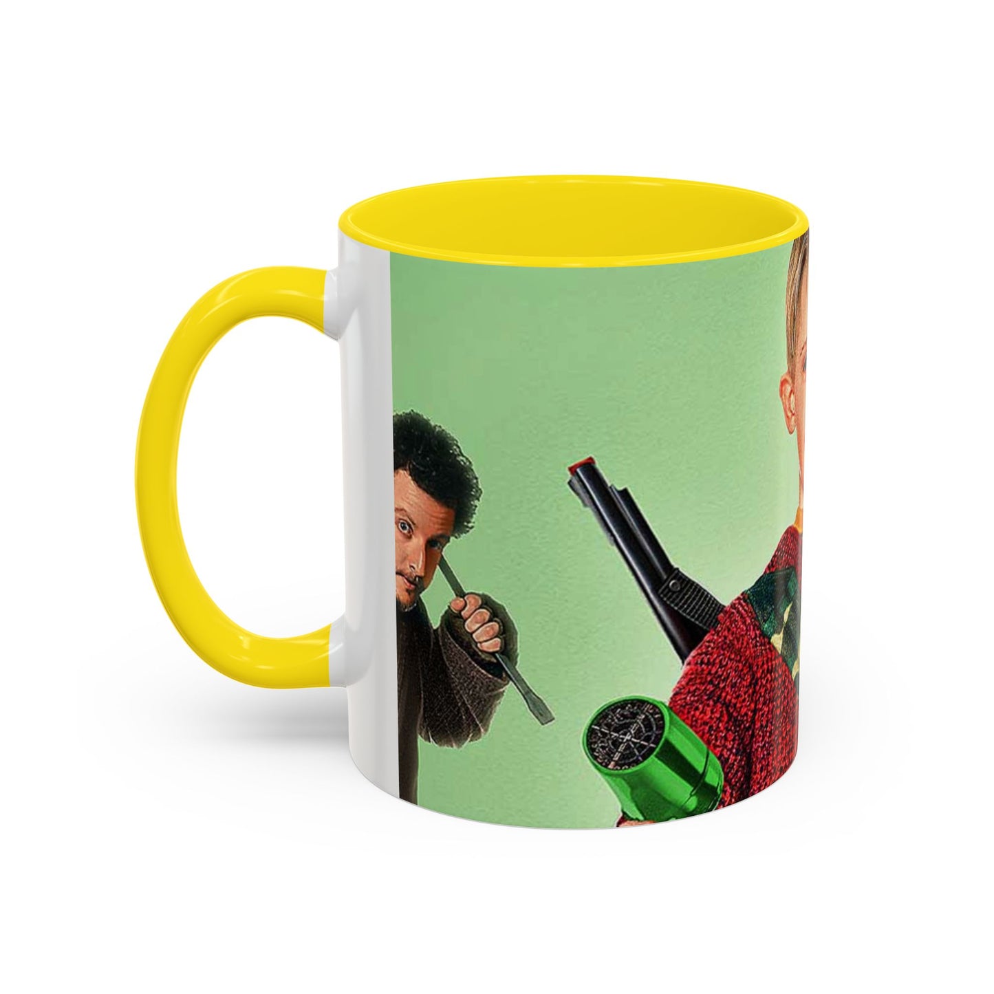 Tazza Mamma ho perso l'aereo -Home Alone Movie Mug — Macaulay Culkin Kevin & Wet Bandits Holiday Coffee Mug (11/15oz)