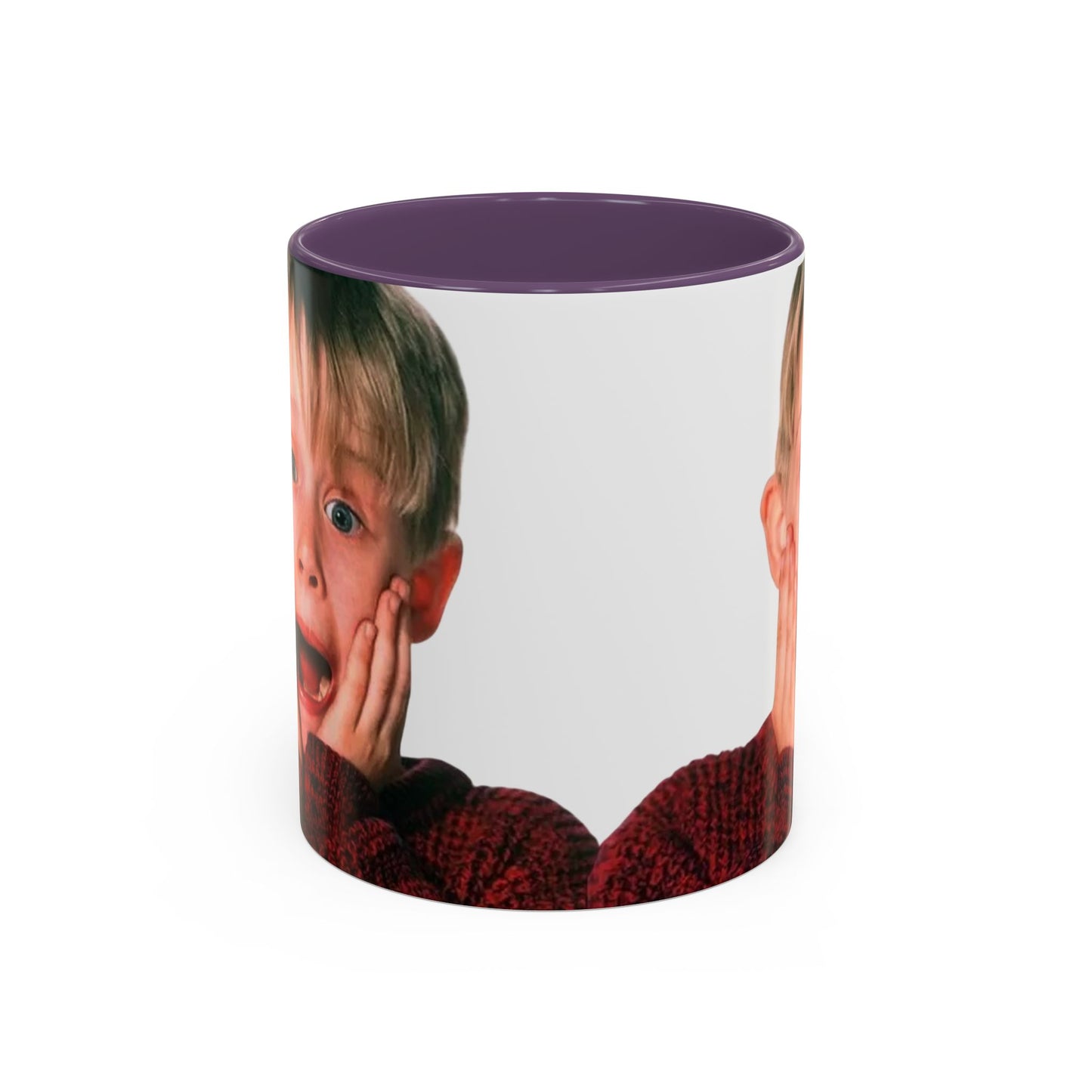 Tazza KEVIN - Home Alone Inspired Accent Coffee Mug — Funny Kid Surprise Face (11/15 oz)