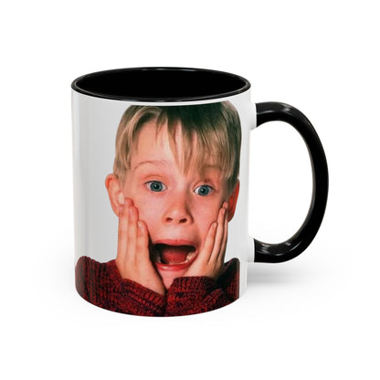Tazza KEVIN - Home Alone Inspired Accent Coffee Mug — Funny Kid Surprise Face (11/15 oz)