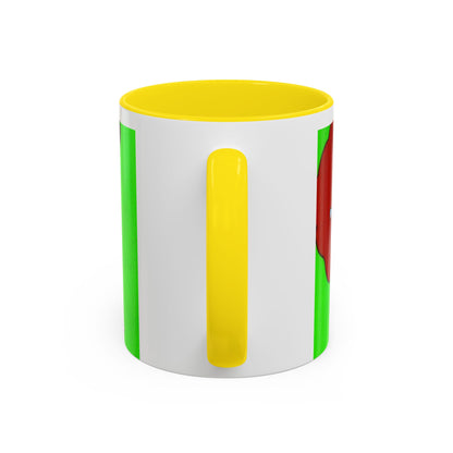 Spank tenero ribacuori Tazza — Whimsical Girl & Bunny Accent Coffee Mug