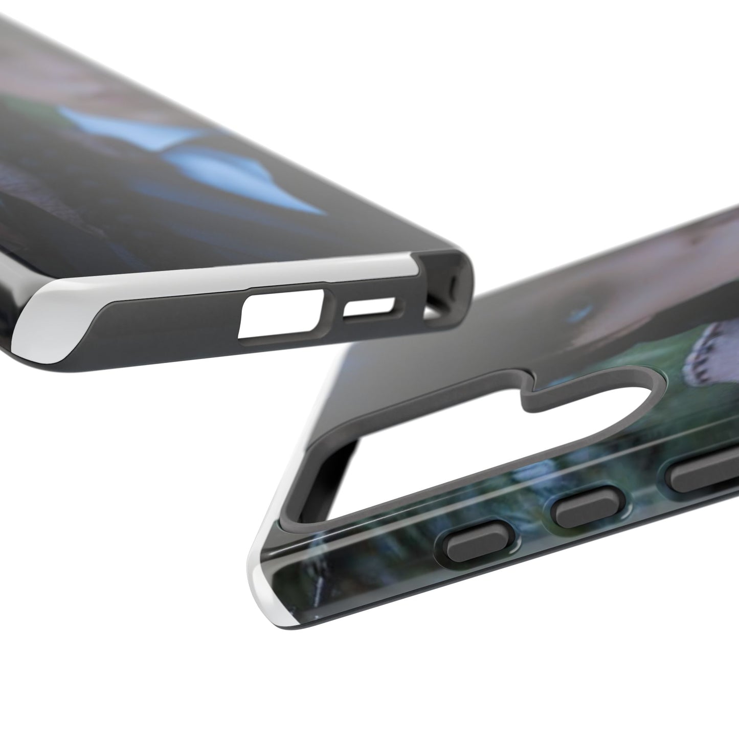 Mercoledì - Gothic Schoolgirl Phone Case — Dark Portrait Protective Tough Case