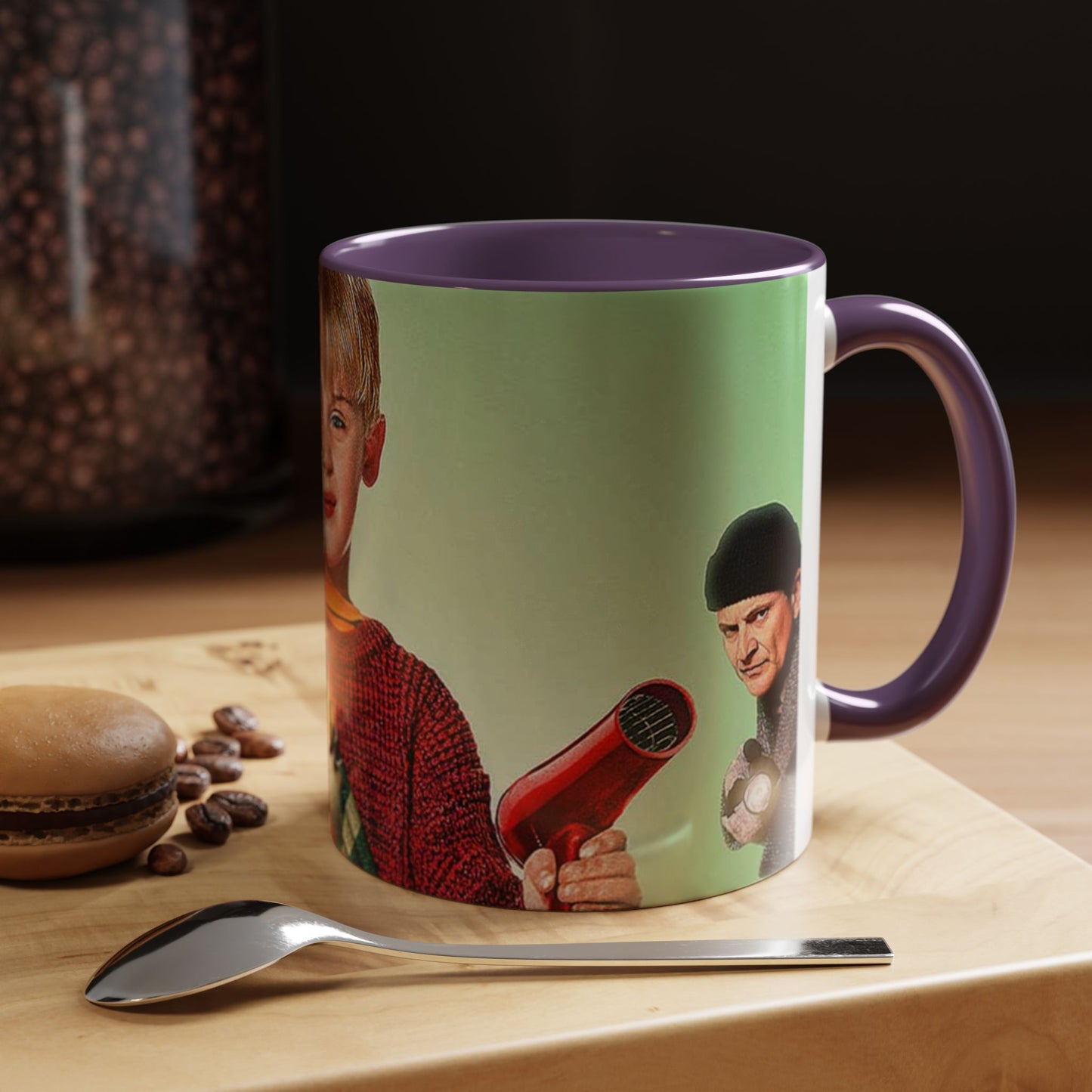 Tazza Mamma ho perso l'aereo -Home Alone Movie Mug — Macaulay Culkin Kevin & Wet Bandits Holiday Coffee Mug (11/15oz)