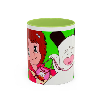 Spank tenero ribacuori Tazza — Whimsical Girl & Bunny Accent Coffee Mug