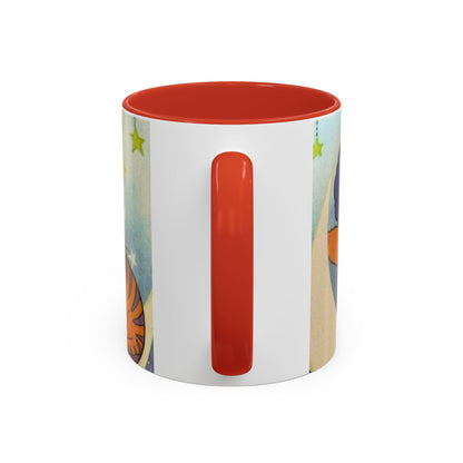 Tazza Kiss me Licia-Kawaii Girl & Cat Accent Coffee Mug – Cute Anime Retro Illustration (11/15oz)