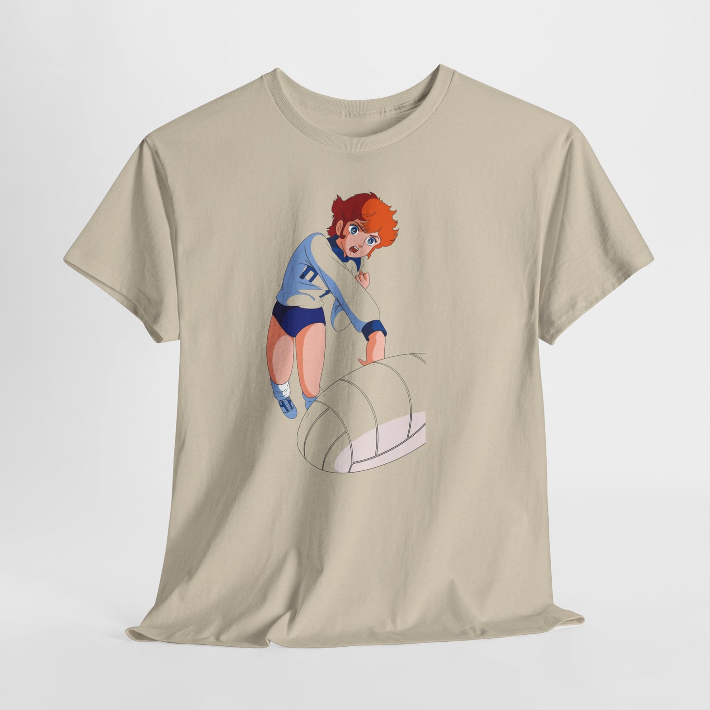 T-Shirt MILA Volleyball Anime Girl  — Cute Sporty Graphic Tee for Fans & Players