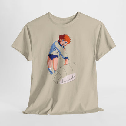 T-Shirt MILA Volleyball Anime Girl  — Cute Sporty Graphic Tee for Fans & Players