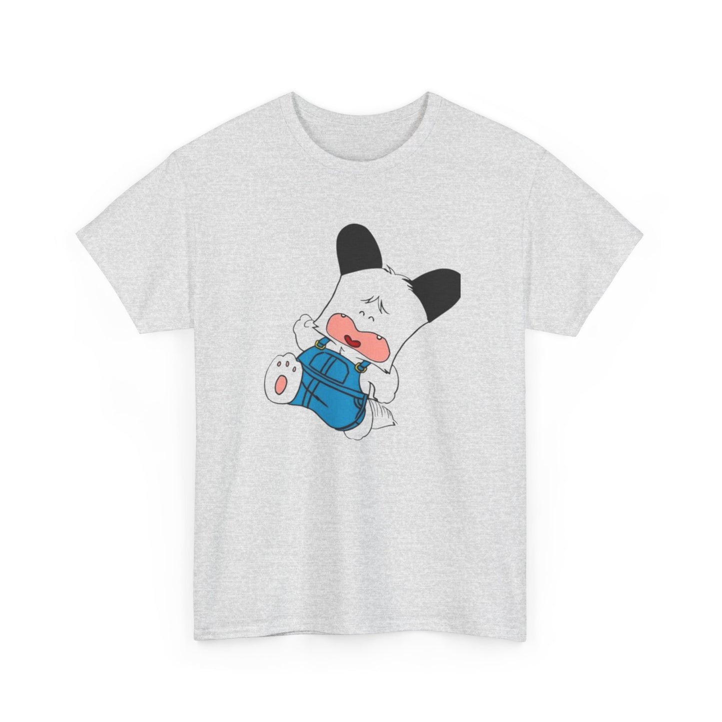 T-shirt Spank - Cute Crying Puppy Graphic Tee — Kawaii Cartoon Dog T-Shirt