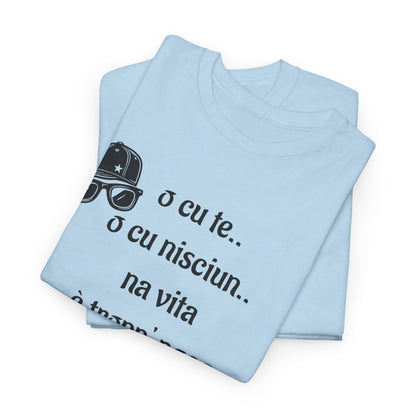 Maglietta unisex con citazione Geolier, maglietta ispiratrice, abbigliamento casual, regalo per gli amanti della musica, maglietta grafica alla moda