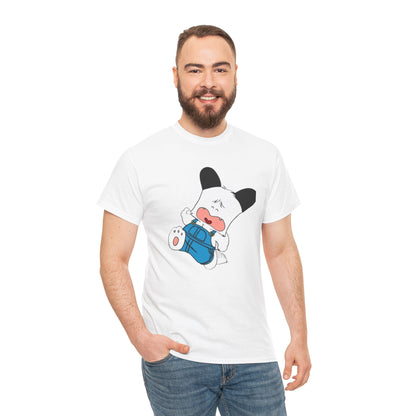 T-shirt Spank - Cute Crying Puppy Graphic Tee — Kawaii Cartoon Dog T-Shirt