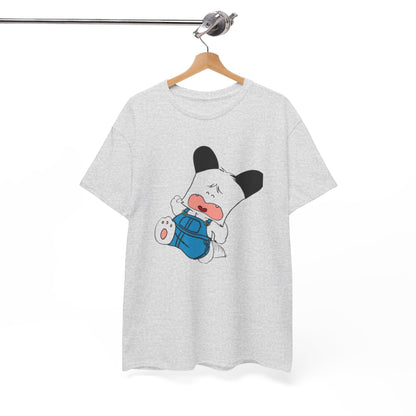 T-shirt Spank - Cute Crying Puppy Graphic Tee — Kawaii Cartoon Dog T-Shirt