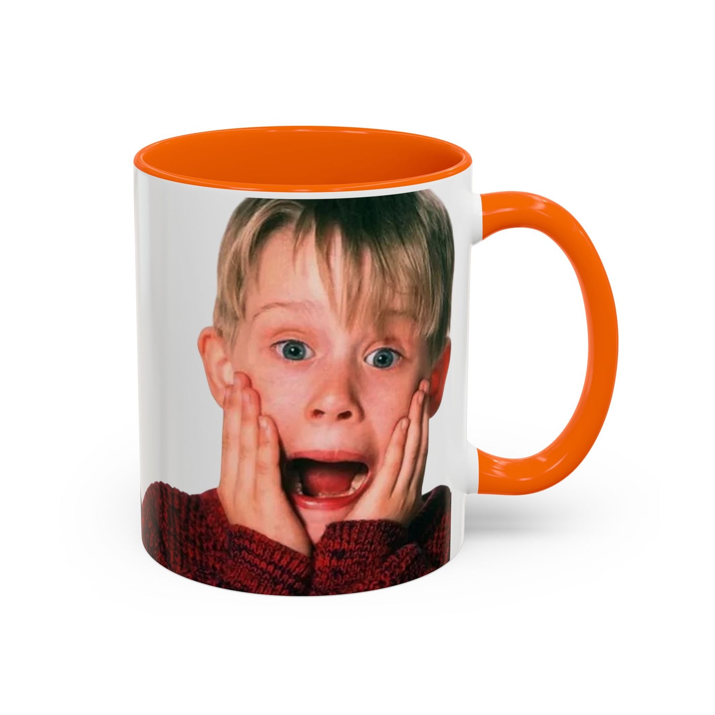 Tazza KEVIN - Home Alone Inspired Accent Coffee Mug — Funny Kid Surprise Face (11/15 oz)