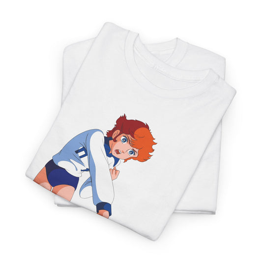 T-Shirt MILA Volleyball Anime Girl  — Cute Sporty Graphic Tee for Fans & Players