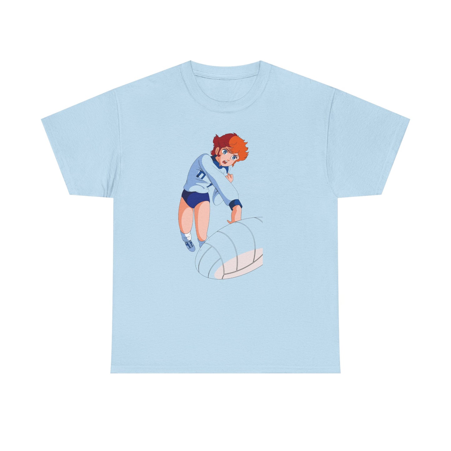 T-Shirt MILA Volleyball Anime Girl  — Cute Sporty Graphic Tee for Fans & Players