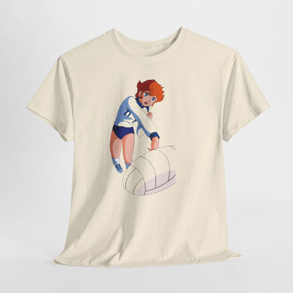 T-Shirt MILA Volleyball Anime Girl  — Cute Sporty Graphic Tee for Fans & Players