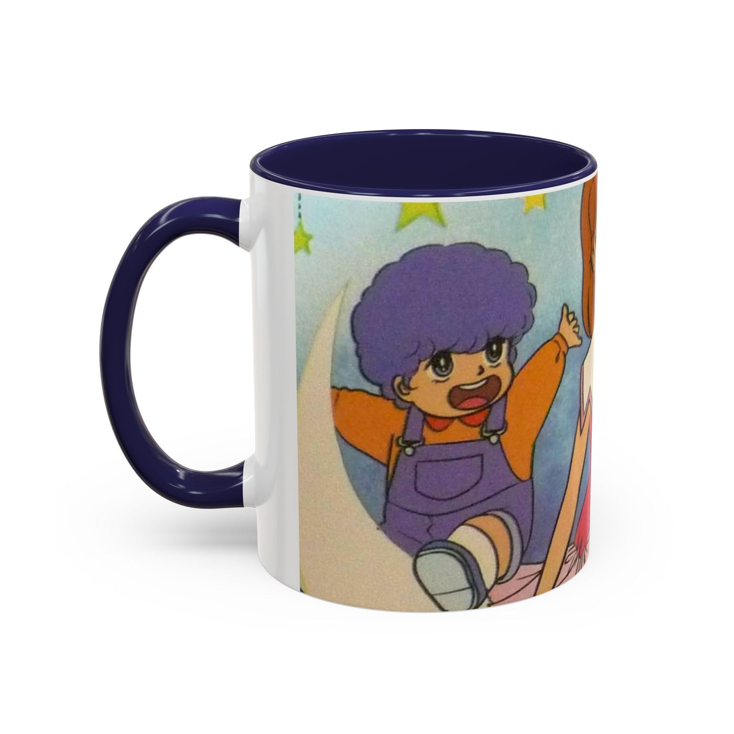 Tazza Kiss me Licia-Kawaii Girl & Cat Accent Coffee Mug – Cute Anime Retro Illustration (11/15oz)