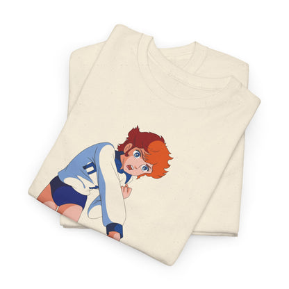 T-Shirt MILA Volleyball Anime Girl  — Cute Sporty Graphic Tee for Fans & Players