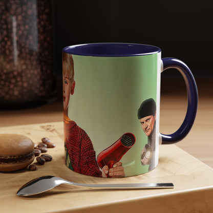 Tazza Mamma ho perso l'aereo -Home Alone Movie Mug — Macaulay Culkin Kevin & Wet Bandits Holiday Coffee Mug (11/15oz)
