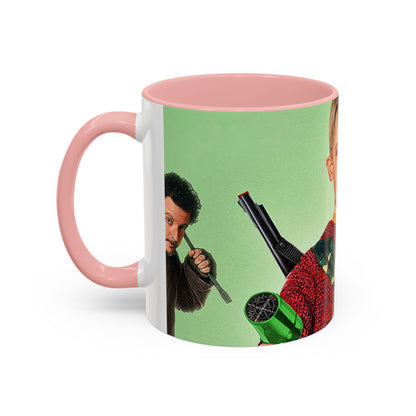 Tazza Mamma ho perso l'aereo -Home Alone Movie Mug — Macaulay Culkin Kevin & Wet Bandits Holiday Coffee Mug (11/15oz)