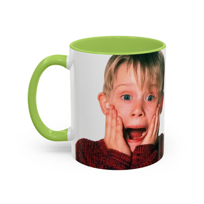 Tazza KEVIN - Home Alone Inspired Accent Coffee Mug — Funny Kid Surprise Face (11/15 oz)