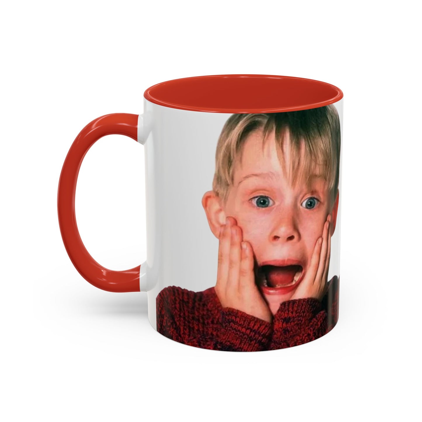 Tazza KEVIN - Home Alone Inspired Accent Coffee Mug — Funny Kid Surprise Face (11/15 oz)