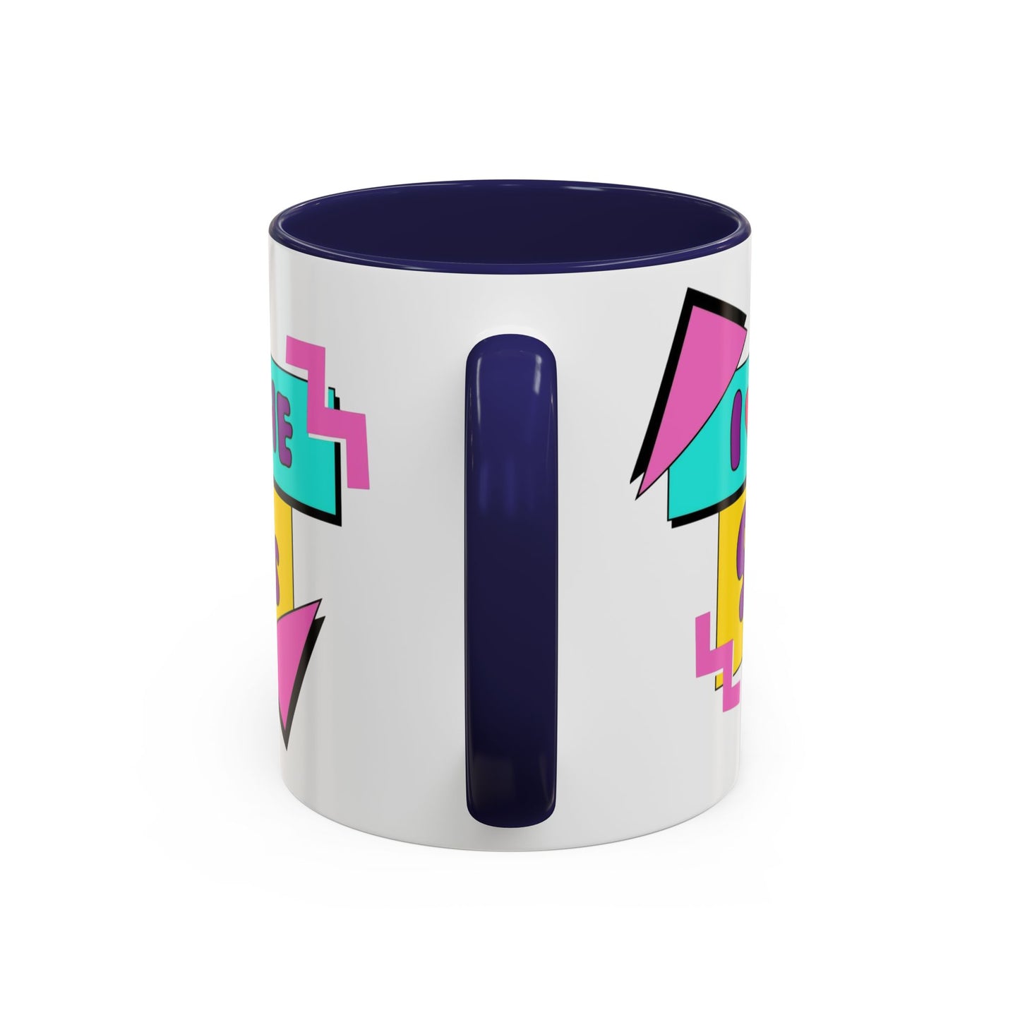 Tazza "I Love The 90s" Accent Coffee Mug — Retro 90s Nostalgia Ceramic Mug