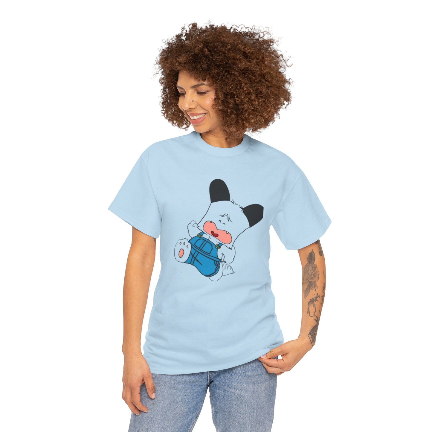 T-shirt Spank - Cute Crying Puppy Graphic Tee — Kawaii Cartoon Dog T-Shirt