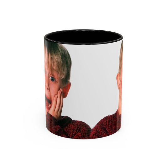 Tazza KEVIN - Home Alone Inspired Accent Coffee Mug — Funny Kid Surprise Face (11/15 oz)