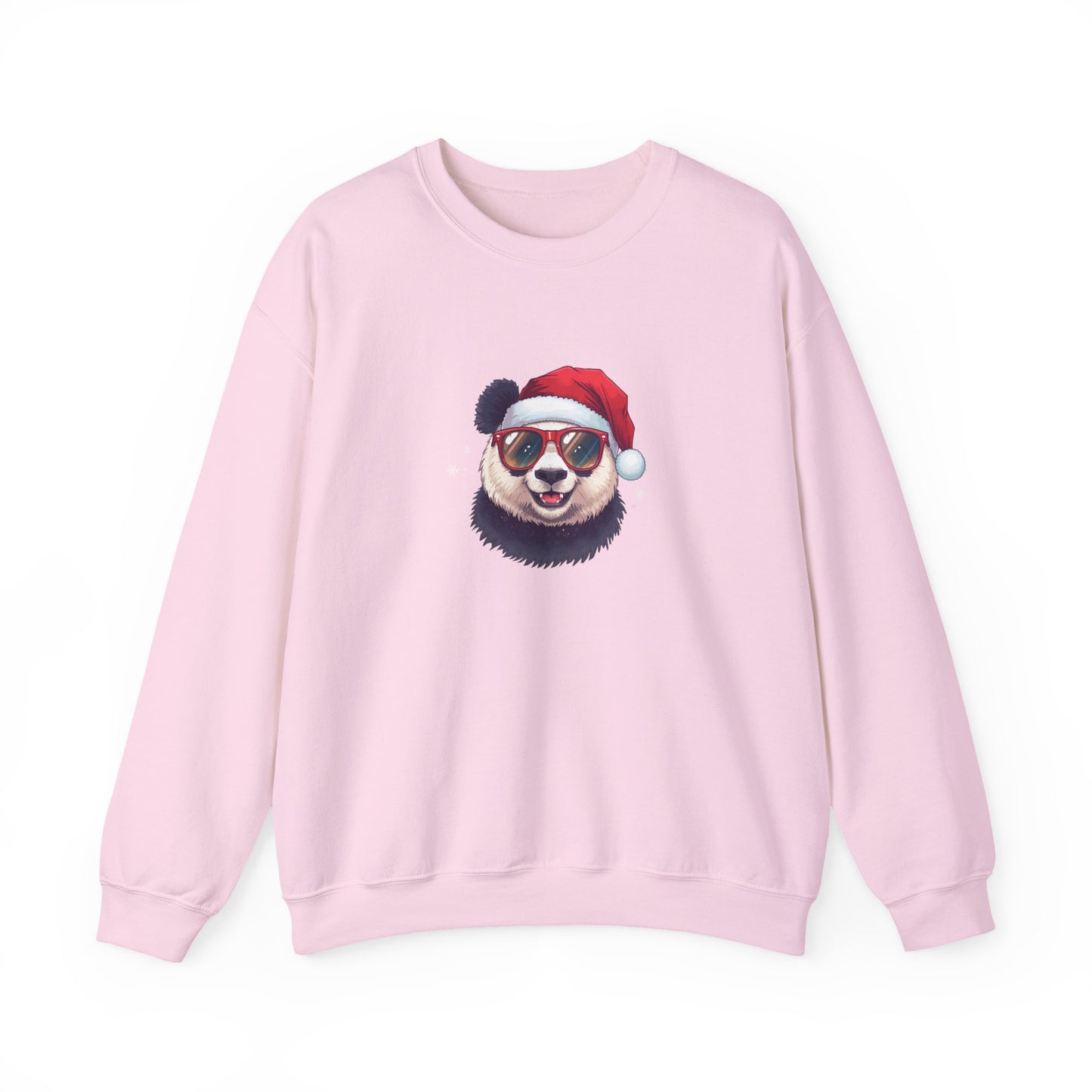 Felpa con buffo Panda natalizio Unisex | Regalo di Natale, Abbigliamento per le feste, Capi essenziali comodi, Girocollo unisex, Felpa carina