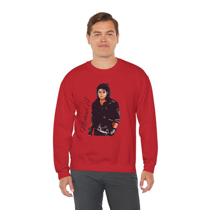 Felpa Michael J - Graphic Crewneck Sweatshirt — Retro Pop Icon Portrait