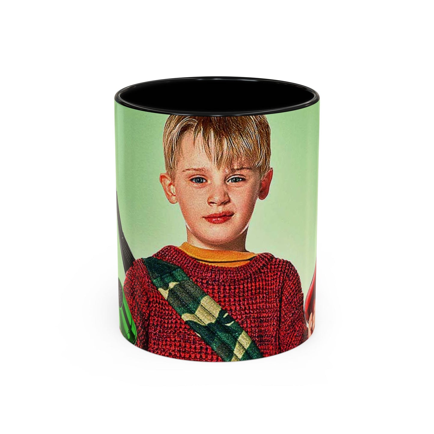 Tazza Mamma ho perso l'aereo -Home Alone Movie Mug — Macaulay Culkin Kevin & Wet Bandits Holiday Coffee Mug (11/15oz)