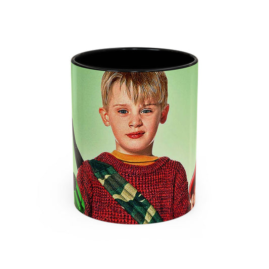 Tazza Mamma ho perso l'aereo -Home Alone Movie Mug — Macaulay Culkin Kevin & Wet Bandits Holiday Coffee Mug (11/15oz)