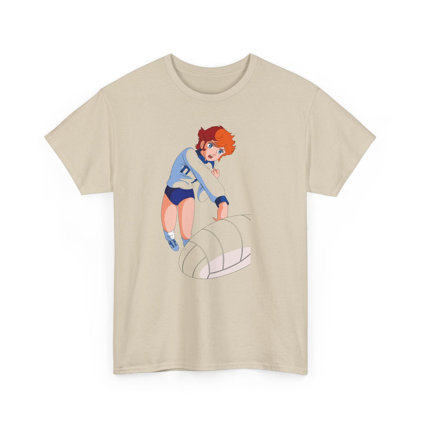 T-Shirt MILA Volleyball Anime Girl  — Cute Sporty Graphic Tee for Fans & Players