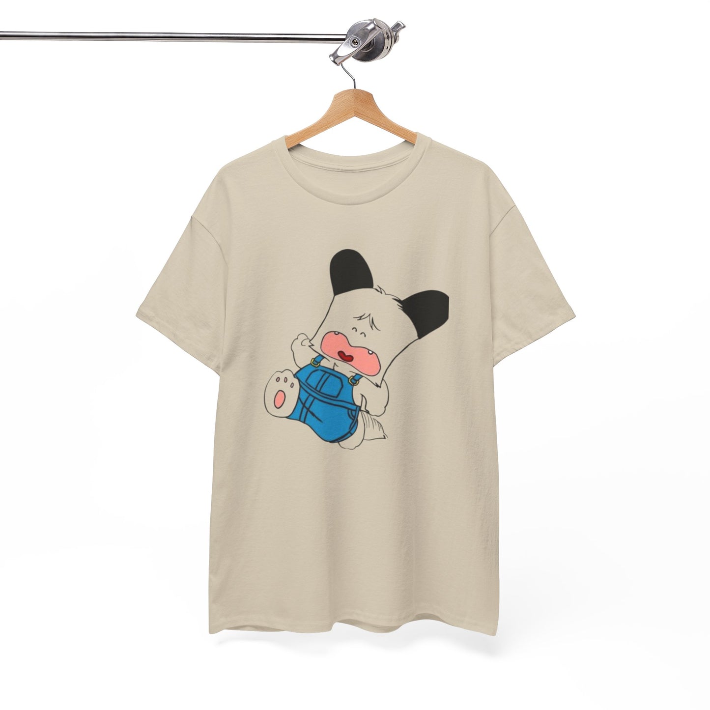 T-shirt Spank - Cute Crying Puppy Graphic Tee — Kawaii Cartoon Dog T-Shirt