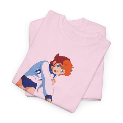 T-Shirt MILA Volleyball Anime Girl  — Cute Sporty Graphic Tee for Fans & Players