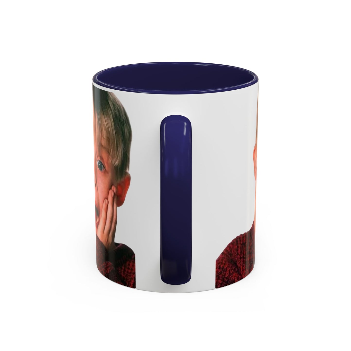 Tazza KEVIN - Home Alone Inspired Accent Coffee Mug — Funny Kid Surprise Face (11/15 oz)