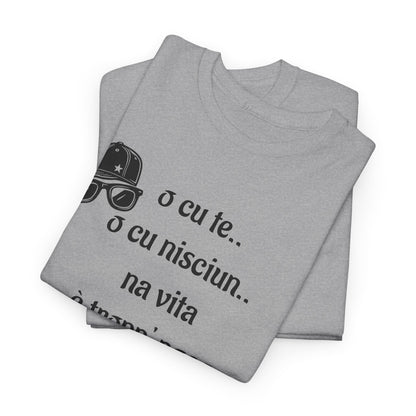 Maglietta unisex con citazione Geolier, maglietta ispiratrice, abbigliamento casual, regalo per gli amanti della musica, maglietta grafica alla moda