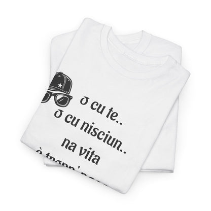 Maglietta unisex con citazione Geolier, maglietta ispiratrice, abbigliamento casual, regalo per gli amanti della musica, maglietta grafica alla moda