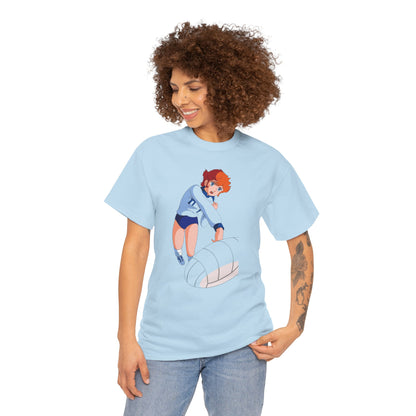 T-Shirt MILA Volleyball Anime Girl  — Cute Sporty Graphic Tee for Fans & Players