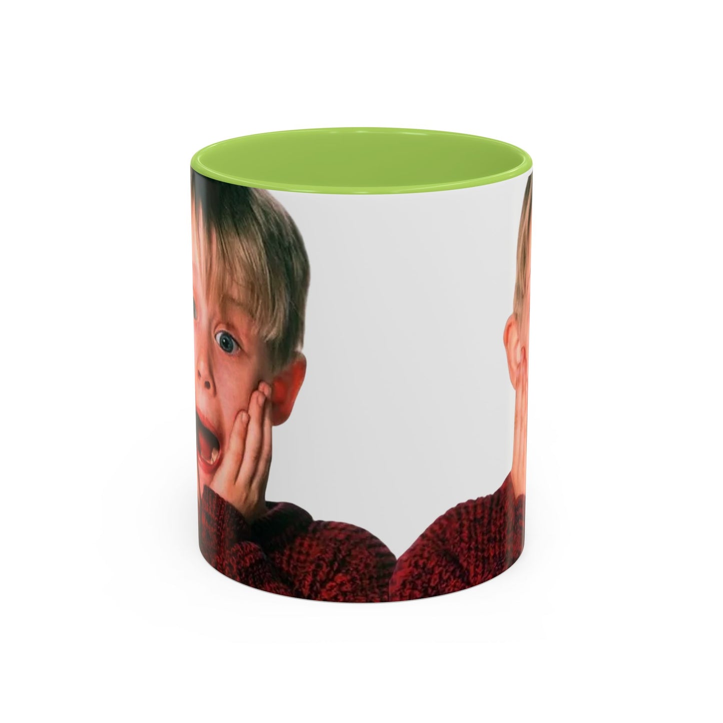 Tazza KEVIN - Home Alone Inspired Accent Coffee Mug — Funny Kid Surprise Face (11/15 oz)