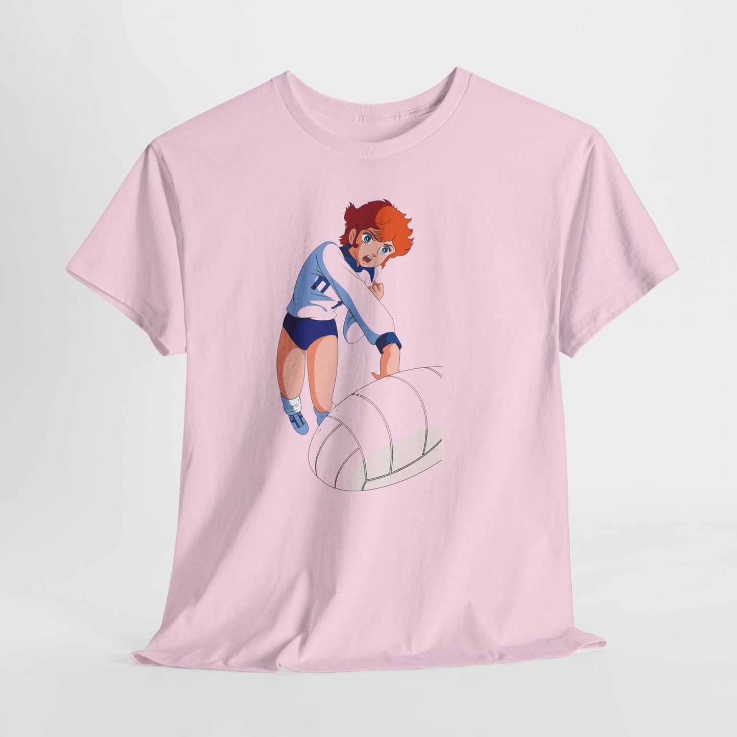 T-Shirt MILA Volleyball Anime Girl  — Cute Sporty Graphic Tee for Fans & Players