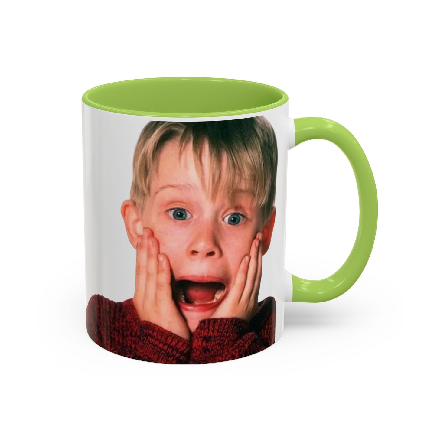 Tazza KEVIN - Home Alone Inspired Accent Coffee Mug — Funny Kid Surprise Face (11/15 oz)