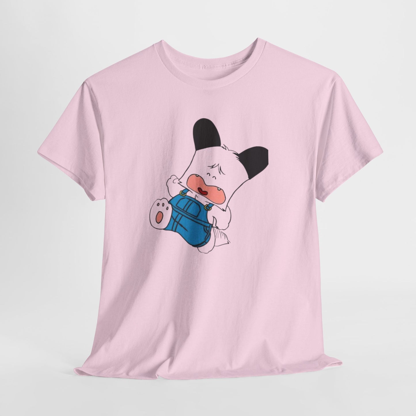 T-shirt Spank - Cute Crying Puppy Graphic Tee — Kawaii Cartoon Dog T-Shirt