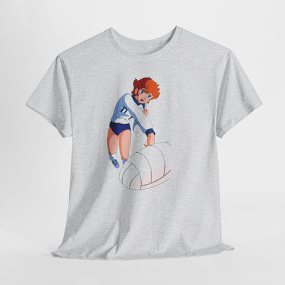 T-Shirt MILA Volleyball Anime Girl  — Cute Sporty Graphic Tee for Fans & Players