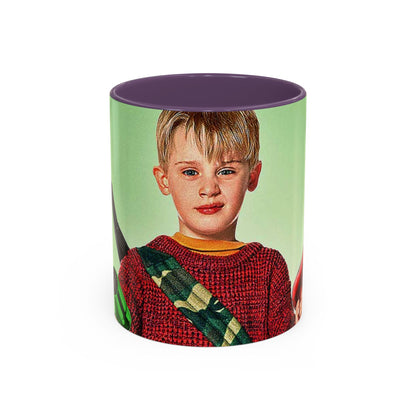 Tazza Mamma ho perso l'aereo -Home Alone Movie Mug — Macaulay Culkin Kevin & Wet Bandits Holiday Coffee Mug (11/15oz)