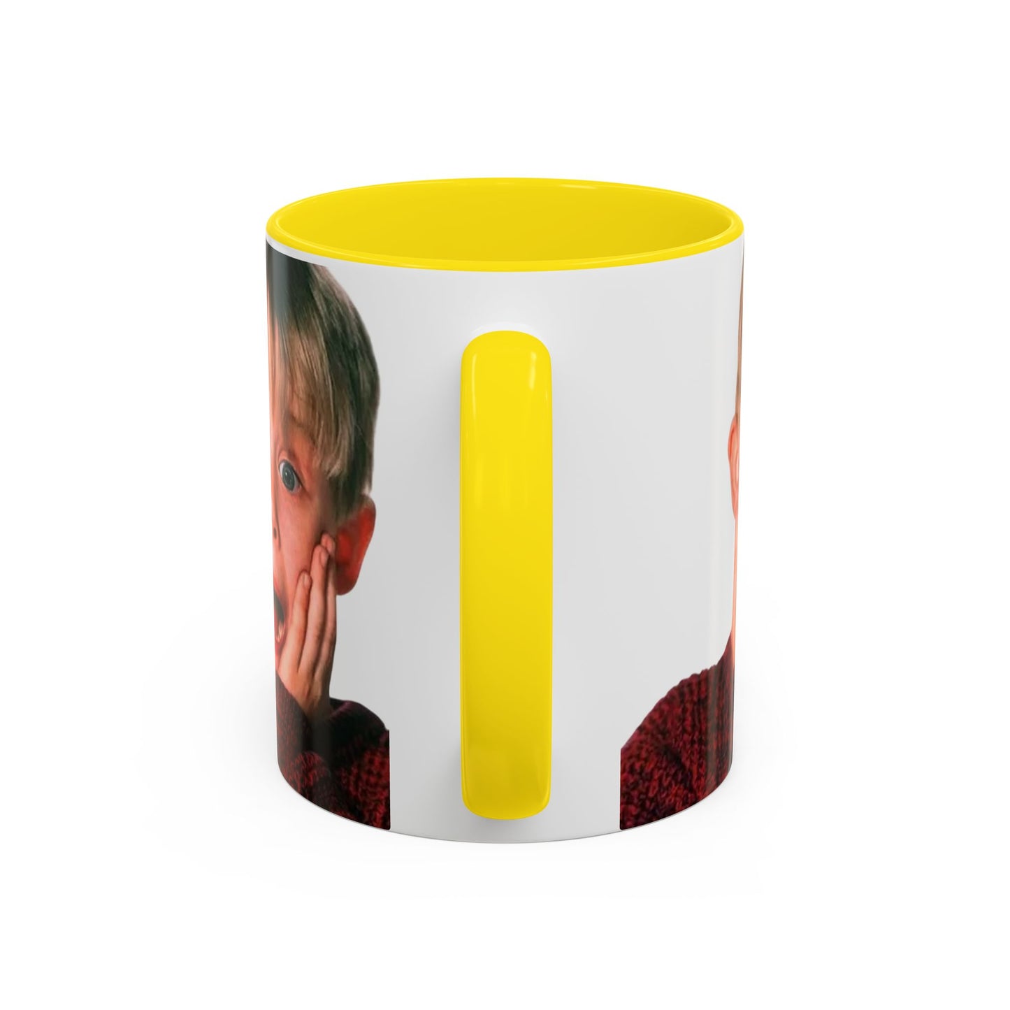 Tazza KEVIN - Home Alone Inspired Accent Coffee Mug — Funny Kid Surprise Face (11/15 oz)