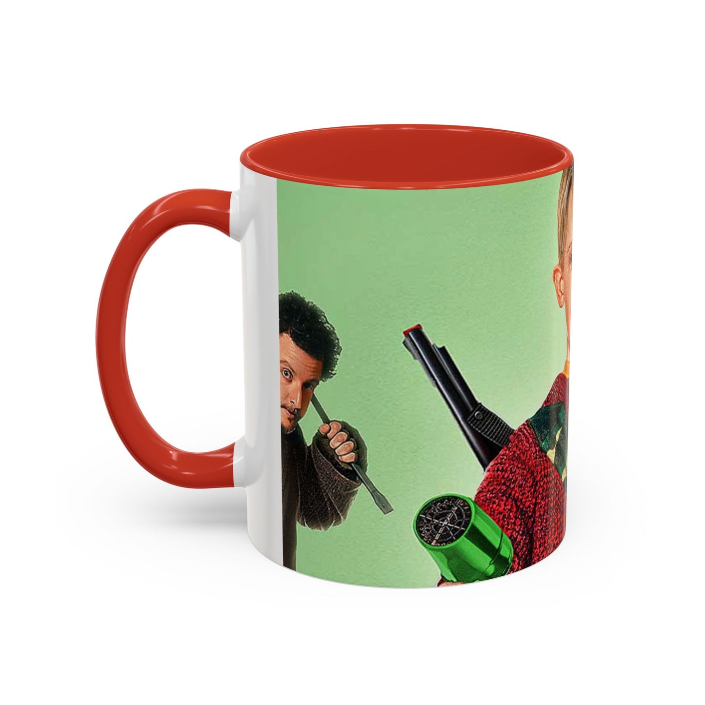 Tazza Mamma ho perso l'aereo -Home Alone Movie Mug — Macaulay Culkin Kevin & Wet Bandits Holiday Coffee Mug (11/15oz)