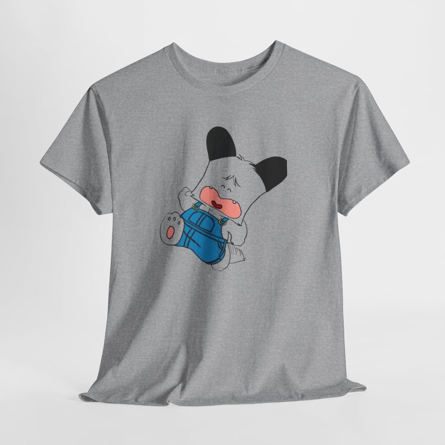 T-shirt Spank - Cute Crying Puppy Graphic Tee — Kawaii Cartoon Dog T-Shirt